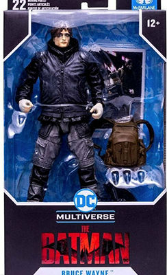 Mcfarlane Toys DC Comics The Batman 2022: Batman Bruce Wayne Drifter (Unmasked) Action Figure height 18cm