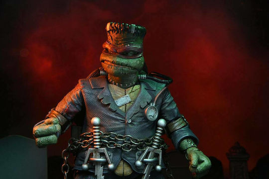 Neca Teenage Mutant Ninja Turtles Raphael as Frankenstein's Monster Action Figure Height 18cm in Scale 1:10