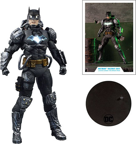 Mcfarlane Toys DC Comics Batman Hazmat Suit Light Up Function Gold Label Multiverse Action Figure Height 18cm Scale 1:10