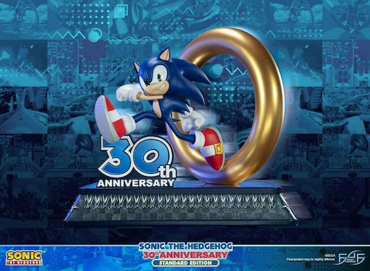 First 4 Figures Sonic Sonic The Hedgehog 30th Anniversary Колекционерска Фигура 41см