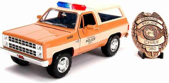 Jada Toys Stranger Things Hopper Hopper's 1980 Chevy Vehicle Replica in Scale 1:24