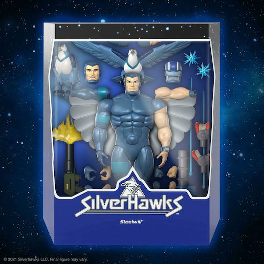 Super7 SilverHawks Steelwill Фигура За Действие 18см