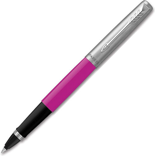 Parker Jotter Pen Set Rollerball Magenta in a case (in a paper cassette)
