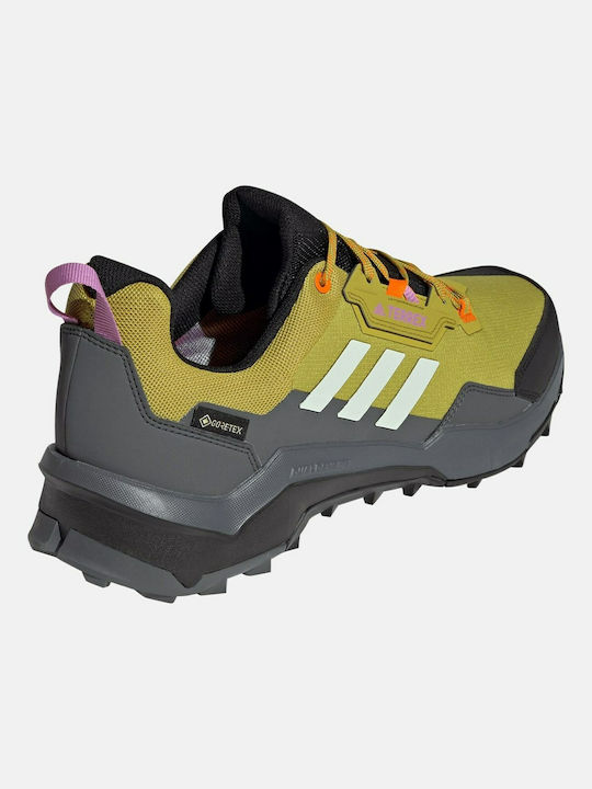 adidas adidas Terrex AX4 Men's Hiking Shoes Waterproof with Gore-Tex Membrane Pulse Olive Linen Green Impact Orange
