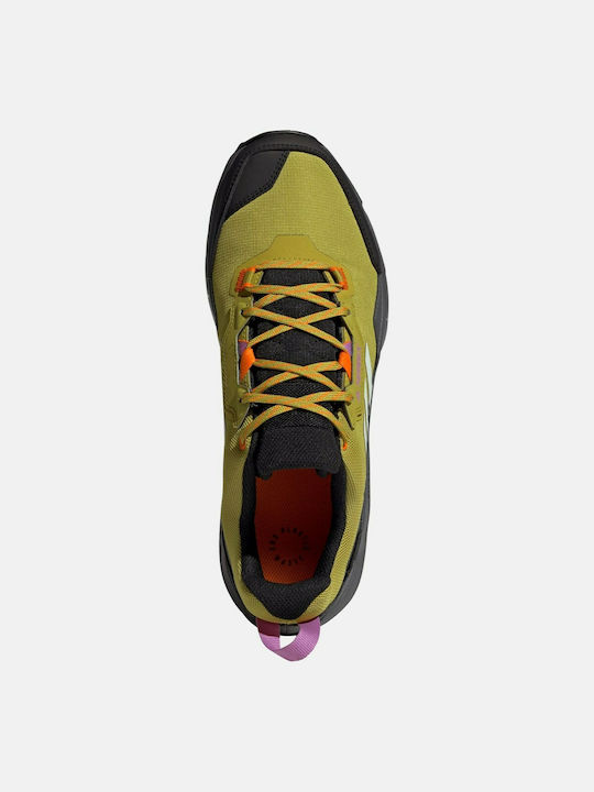 adidas adidas Terrex AX4 Men's Hiking Shoes Waterproof with Gore-Tex Membrane Pulse Olive Linen Green Impact Orange