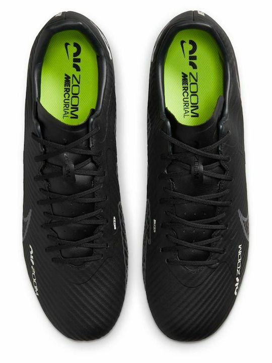 Nike Mercurial Vapor 15 Academy Football Shoes with Cleats Black / Dark Smoke Grey / Summit White / Volt