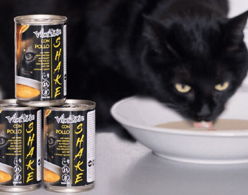 Croci Vibrisse Shake Senior Wet Food for Senior Cats in Cans with Tuna Grain-Free 6x135gr