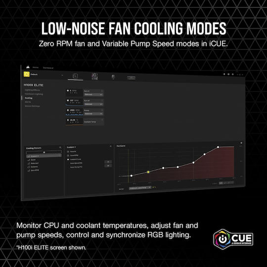 Corsair iCUE H150i RGB Elite CPU Water Cooling Triple Fan 120mm for Socket AM4/AM5/1700/1200/115x