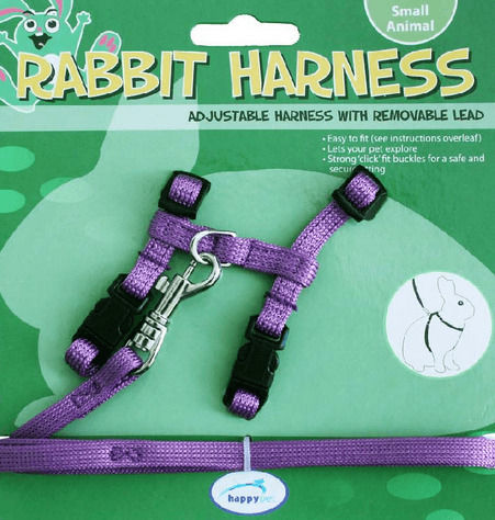 Happypet Wheel for Rabbit Harness & Lead Set Purple
