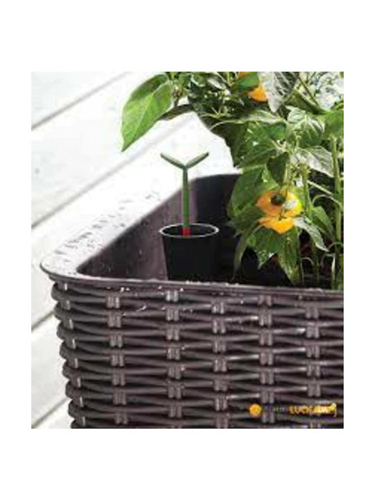 Keter Blumenkasten Kunststoff Braun 114x50x76cm.