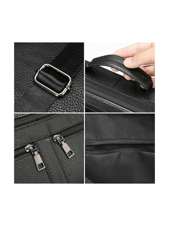 Cardinal Leather Men's Briefcase Black