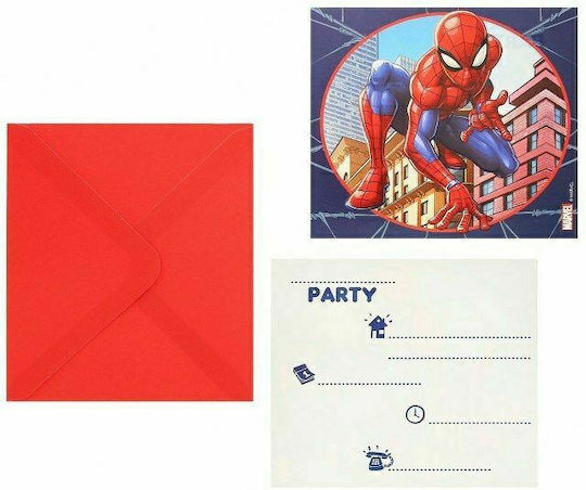 Procos 6 Προσκλήσεις Spiderman Spiderman Crime Fighter Marvel 93951