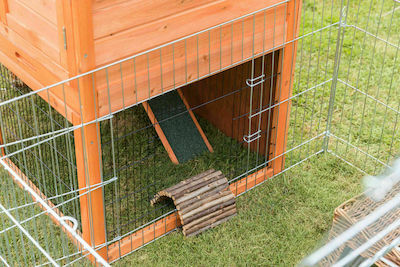 Trixie Μεταλλική Περίφραξη Μικρών Ζώων με 6 Καπάκι 144x58x116cm