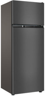 TCL Kühlschrank mit Doppeltür 207Es H144xB54.5xT55cm. Gray RF207TSE0