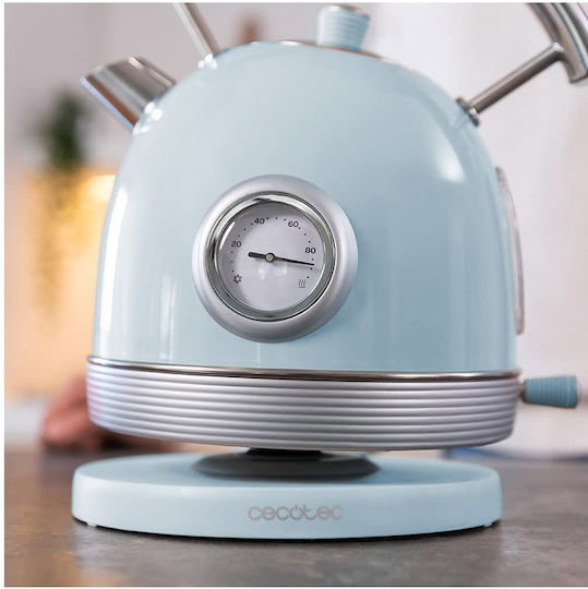 Cecotec Thermosense 420 Vintage Βραστήρας 1.8lt 2200W Μπλε