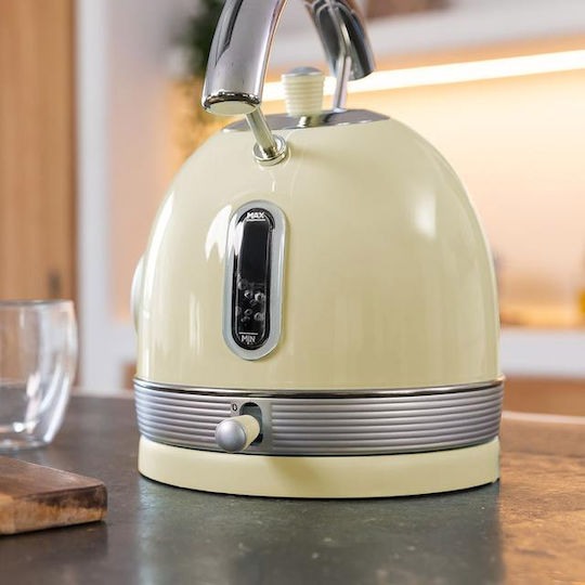 Cecotec Thermosense 420 Vintage Електрически Кана 1.8л 2200W Светложълт