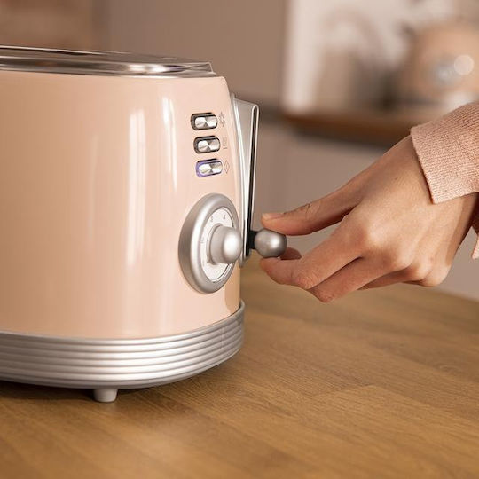Cecotec Vintage 800 Toaster 2 Schlitze 850W Beige