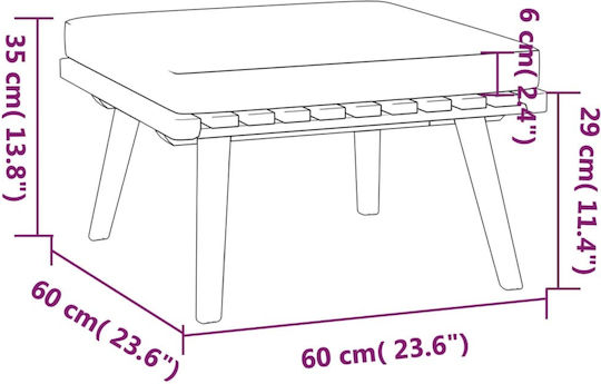 Garten- und Outdoor-Möbelsets 9 Stück Akazie mit Kissen
