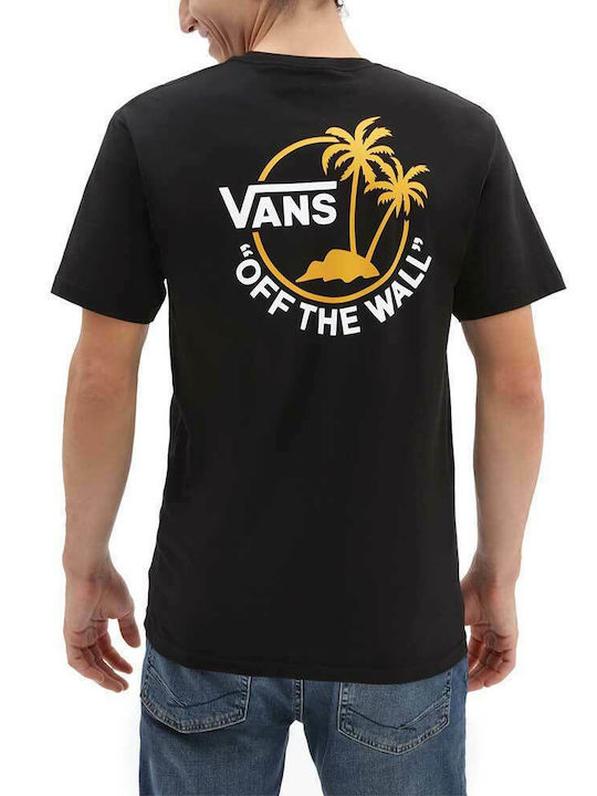 Vans Ανδρικό T-shirt Μαύρο με Λογότυπο