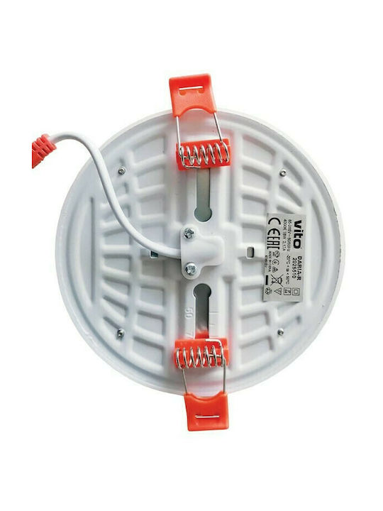 Vito Daria-R Outdoor Ceiling Spot with Integrated LED in White Color 2025570 Vito Daria-R Outdoor Ceiling Spot with Integrated LED in White Color 2025570