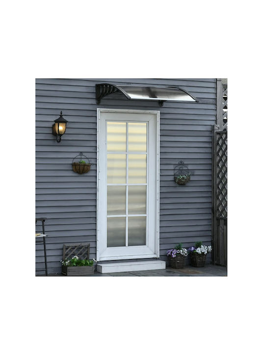 Outsunny Polycarbonat Dach Kapuzinerdach P100xB100cm