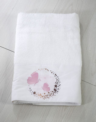 Bellissimo Baptism Towel Set Λευκό