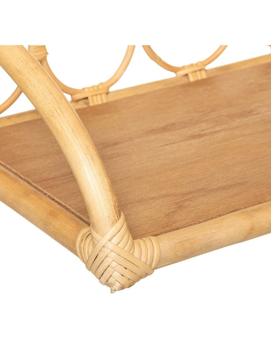 Raft Pentru Copii Jolie Liberty Rattan De Perete Bej 57x23x24cm