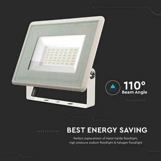 V-TAC F-class Waterproof LED Floodlight 30W Natural White 4000K IP65