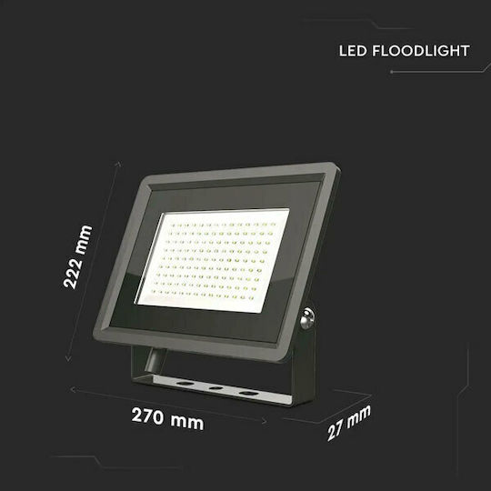 V-TAC Waterproof LED Floodlight 100W Natural White 4000K IP65