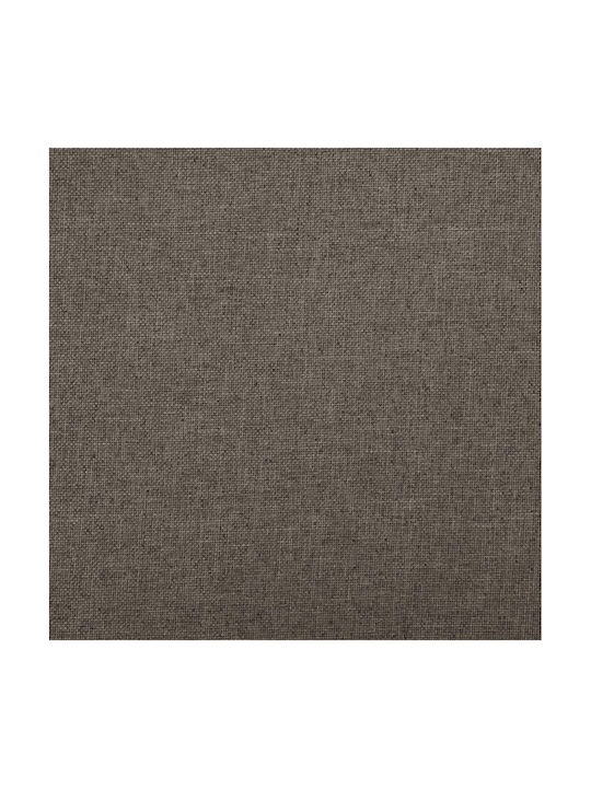 Hocker Für das Wohnzimmer Klappbar Mit Stauraum Gepolstert mit Stoff Coffee 38x38x38cm