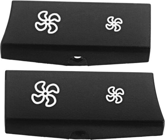 Carner Switch Button Автомобилен превключвател за климатик 2τμχ за BMW Ред 5 Черен