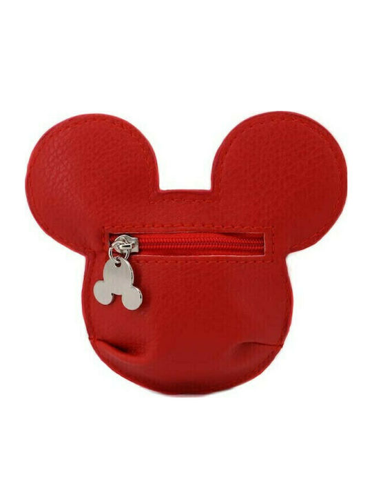 Karactermania Mickey Mouse Παιδικό Πορτοφόλι Κερμάτων με Φερμουάρ Μαύρο