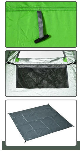 Outsunny Summer Camping Tent Pop Up Toilet Green 126x124x189cm