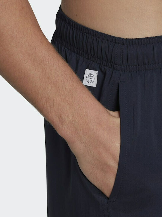 Solid Clx Costume De Baie Bărbați Pantaloni Scurți Albastru