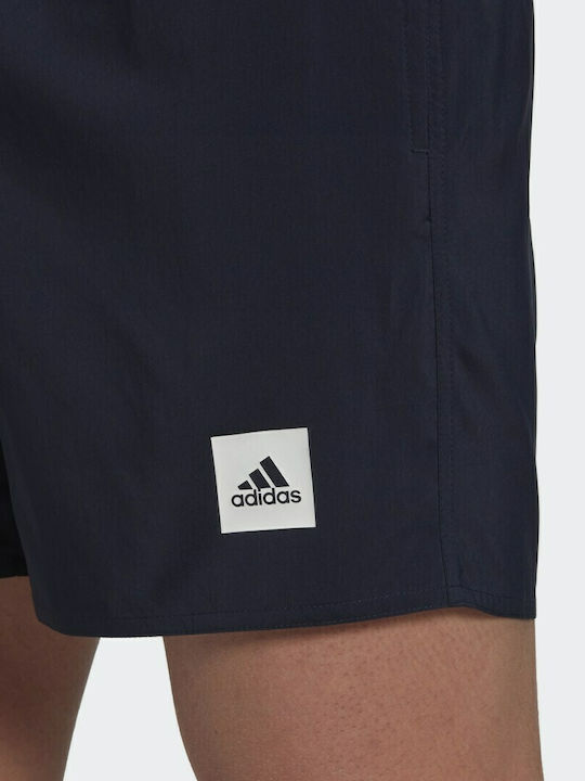 Solid Clx Costume De Baie Bărbați Pantaloni Scurți Albastru