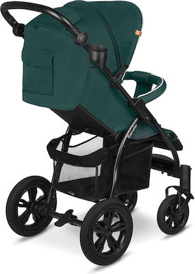 Lionelo Annet Tour Kinderwagen Geeignet für Neugeborene Green Turquoise 12.5kg