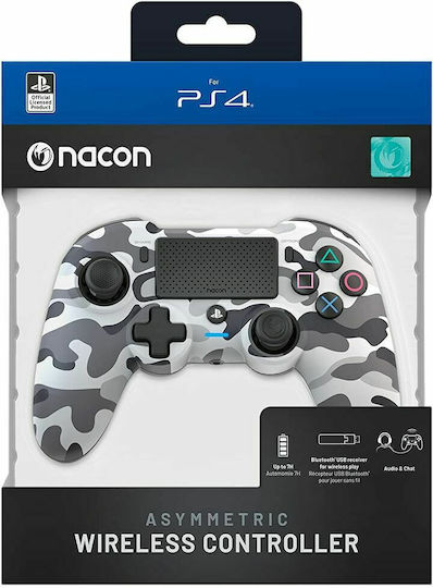 Nacon Asymmetric Wireless Gamepad for PS4 Gray