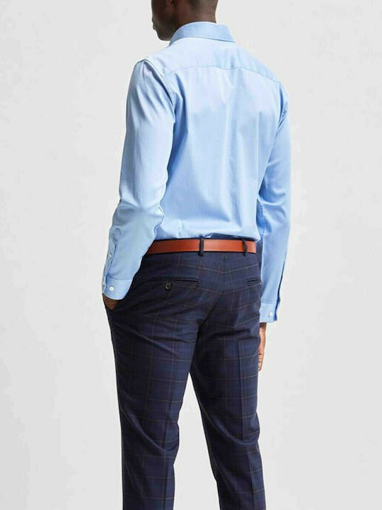 Selected Long-sleeved Shirt Light Blue