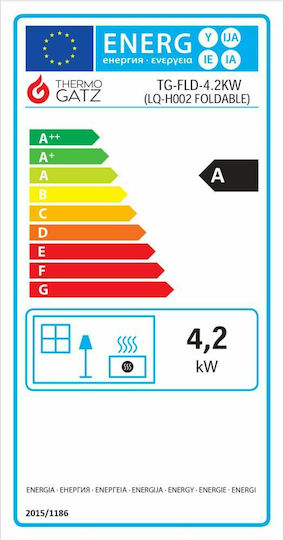 Thermogatz TG-FLD 02.204.069 Ceramic Încălzitor gaz interior 4200W Negru 42x33x73cm