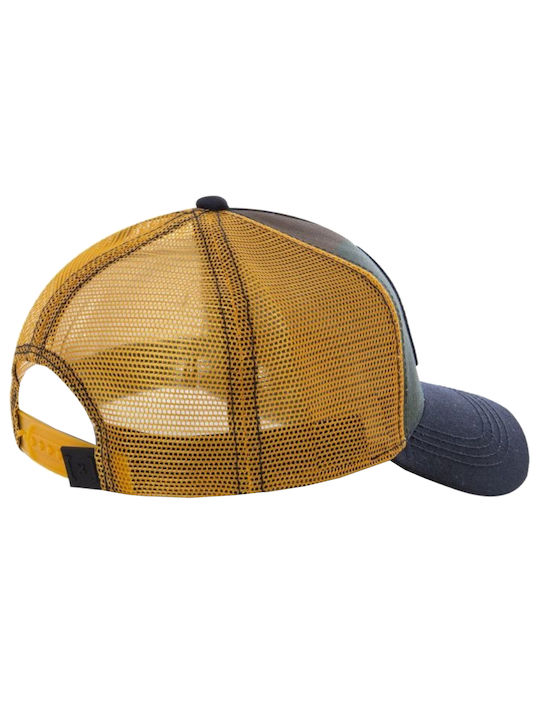 Capslab Daffy Duck Cap Men's Trucker Cap Yellow