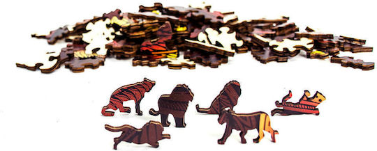Lemnos Puzzle pentru Copii Lion pentru 7++ Ani 121buc Eureka