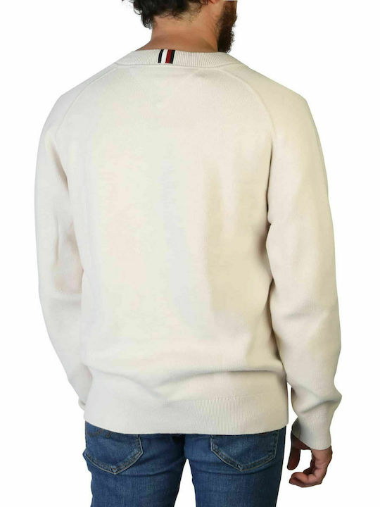 Tommy Hilfiger Men's Long Sleeve Sweater White