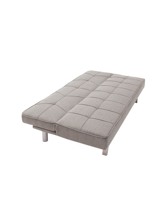 Travis Three-Seater Couch Bed Grey 175x83x74 cm