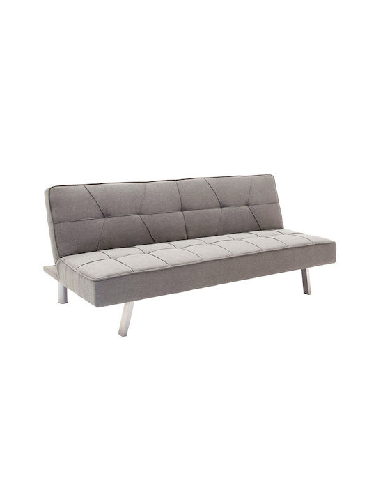 Travis Three-Seater Couch Bed Grey 175x83x74 cm