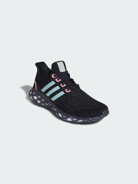 Adidas Ultraboost Web DNA Γυναικεία Αθλητικά Παπούτσια Running Legend Ink / Bliss Blue / Beam Pink