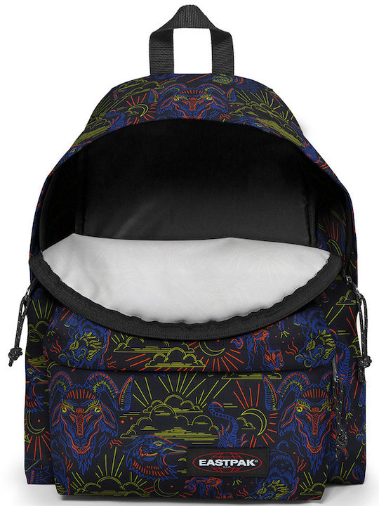 Eastpak Padded Pak'r Σχολική Τσάντα Πλάτης Γυμνασίου - Λυκείου Neon Print Black 24lt
