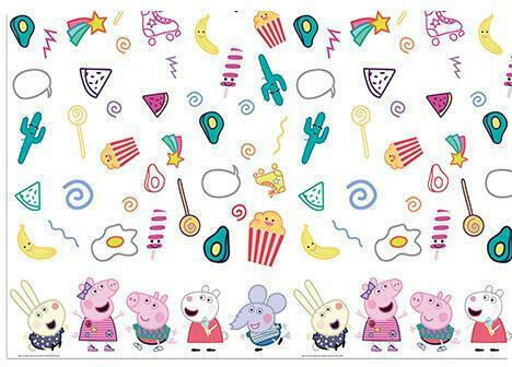 Amscan B-91101PR-111771 Party Tablecover Peppa Pig Plastic 180x120cm 91101