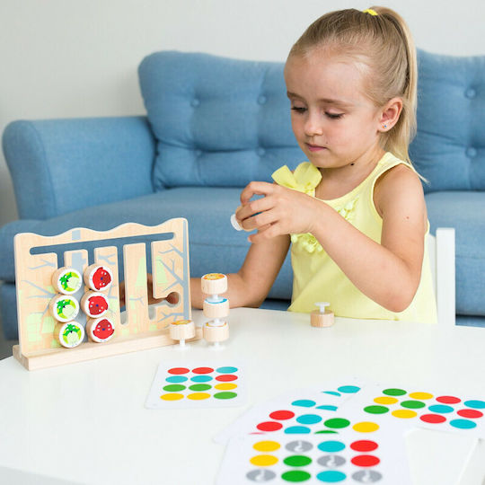 Lucy & Leo Αντιστοίχισης Πουλάκια-Γάτα Educational Game Knowledge made of Wood for 3+ years Years Old