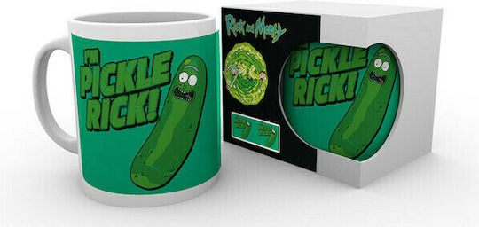 GB eye Rick Morty Pickle Rick Tasse Keramik mit Deckel Grüne 330ml GB eye Rick Morty Pickle Rick Tasse Keramik mit Deckel Grüne 330ml