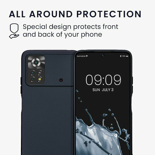 KWmobile Back Cover Silicone Metallic Blackberry (Poco X4 Pro 5G)